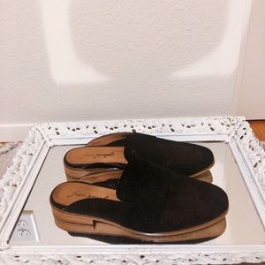 Free People Snake Leather Mule